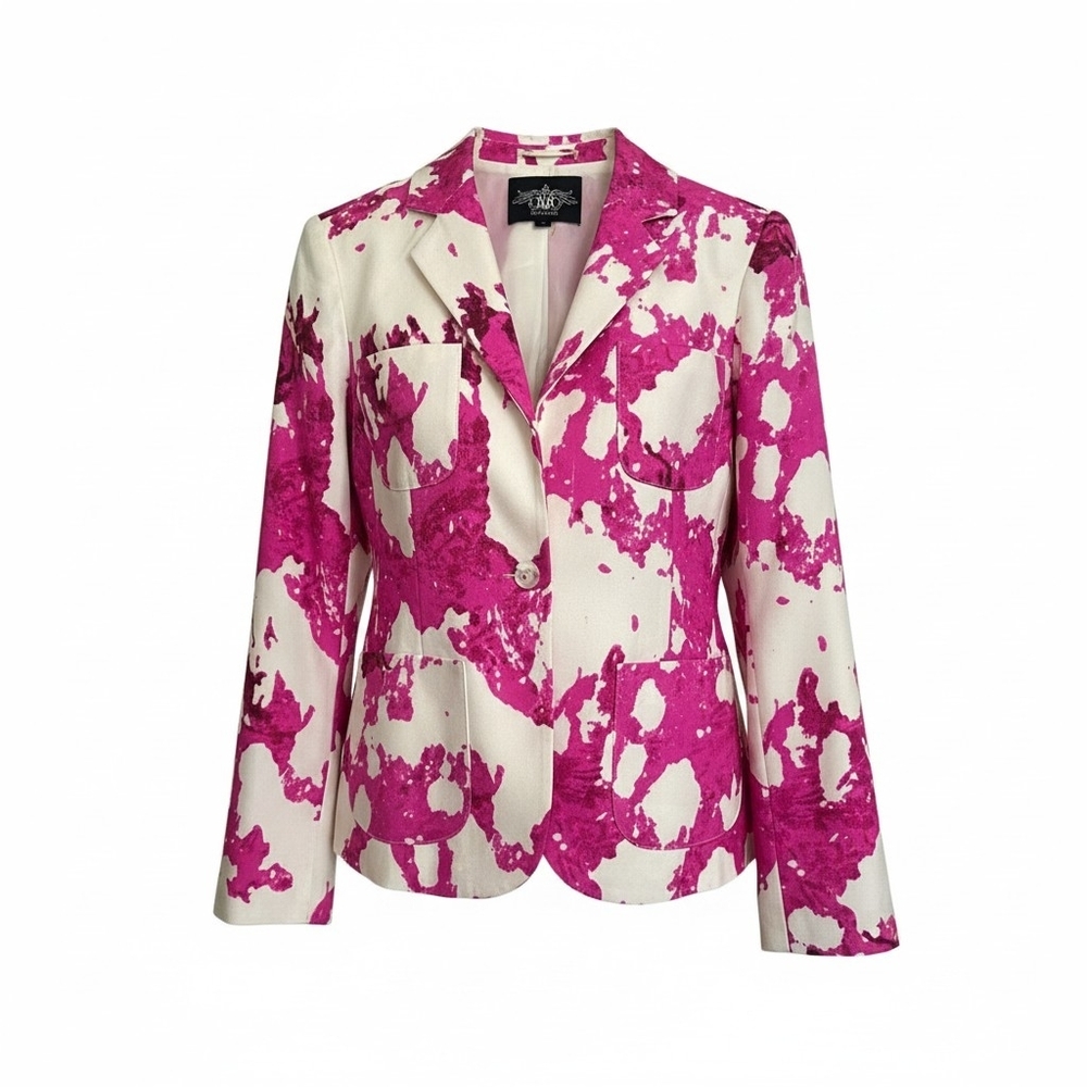 RACHEL Rachel Roy Fuchsia and Cream Blazer